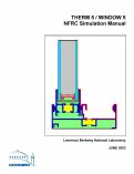 Cover page: THERM 5 / WINDOW 5 NFRC simulation manual