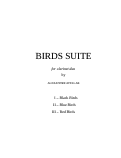 Cover page: Birds Suite