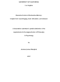 Cover page: Executive Control of Declarative Memory: Insights from neuroimaging, brain stimulation, and behavior