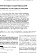 Cover page: Chemical transport model ozone simulations for spring 2001 over the western Pacific: Comparisons with TRACE-P lidar, ozonesondes, and Total Ozone Mapping Spectrometer columns