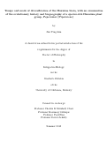 Cover page: Tempo and mode of diversification of the Hawaiian biota, with an examination of the evolutionary history and biogeography of a species-rich Hawaiian plant group, Peperomia (Piperaceae)