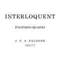 Cover page: Interloquent