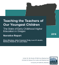 Cover page: Oregon Early Childhood Higher Education Inventory