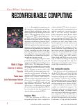 Cover page: Reconfigurable Computing