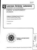 Cover page: Exploratory Technology Research Program - Executive Summary Report 1992