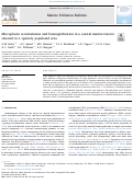 Cover page: Microplastic accumulation and biomagnification in a coastal marine reserve situated in a sparsely populated area