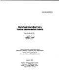 Cover page: Why Do People Drive to Shop? Future Travel and Telecommunications Tradeoffs