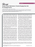 Cover page: Ovarian Cancer Maintenance: Practice‐Changing Data Calls for Changing Practice