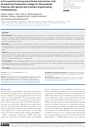 Cover page: A Focused Screening and Clinical Intervention with Streamlined Outpatient Linkage for Hospitalized Patients with Opioid Use Disorder Experiencing Homelessness