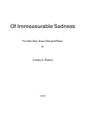 Cover page of Of Immeasurable Sadness