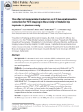 Cover page: The effect of metal artefact reduction on CT-based attenuation correction for PET imaging in the vicinity of metallic hip implants: a phantom study