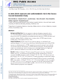 Cover page: In utero dioxin exposure and cardiometabolic risk in the Seveso Second Generation Study