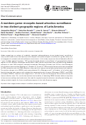 Cover page: A numbers game: mosquito-based arbovirus surveillance in two distinct geographic regions of Latin America.