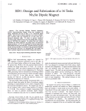 Cover page: HD1: Design and Fabrication of a 16 Tesla Nb3Sn Dipole Magnet