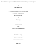 Cover page: Blind and Deaf to Acceptance: The Role of Self-Esteem in Capitalizing on Social Acceptance