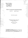 Cover page: Time in automated legal reasoning