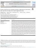 Cover page: Analysis of human errors in human-autonomy collaboration in autonomous ships operations through shore control experimental data