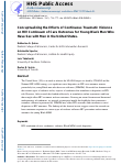 Cover page: Conceptualizing the Effects of Continuous Traumatic Violence on HIV Continuum of Care Outcomes for Young Black Men Who Have Sex with Men in the United States