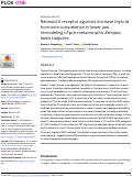 Cover page: Retinoid-X receptor agonists increase thyroid hormone competence in lower jaw remodeling of pre-metamorphic Xenopus laevis tadpoles