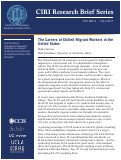 Cover page: The Careers of Skilled Migrant Workers in the United States