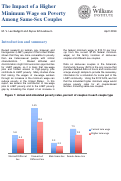 Cover page: The Impact of a Higher Minimum Wage on Poverty among Same-sex Couples