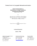 Cover page: Selected Sections from a Proposal to the National Science Foundation (88-2)