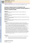 Cover page: Evaluation of Optical Coherence Tomography for the Measurement of the Effects of Activators and Anticoagulants on the Blood Coagulation In Vitro