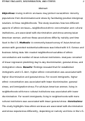 Cover page: Ethnic enclaves, discrimination, and stress among Asian American women: Differences by nativity and time in the United States.