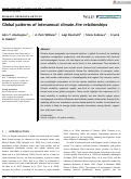 Cover page: Global patterns of interannual climate–fire relationships