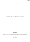 Cover page of Reeling History: Film as Records for Human Rights Abuses
