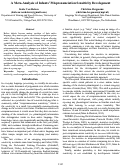 Cover page: A Meta-Analysis of Inftants' Mispronunciation Sensitivity Development