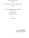 Cover page: Analysis of longitudinal diffusion weighted imaging data