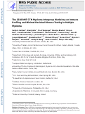 Cover page: The 2020 BMT CTN Myeloma Intergroup Workshop on Immune Profiling and Minimal Residual Disease Testing in Multiple Myeloma