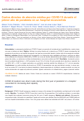 Cover page: Costos directos de atención médica por COVID-19 durante el primer año de pandemia en un hospital reconvertido