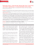 Cover page: Deportation Worry, Cardiovascular Disease Risk Factor Trajectories, and Incident Hypertension: A Community‐Based Cohort Study