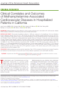 Cover page: Clinical Correlates and Outcomes of Methamphetamine-Associated Cardiovascular Diseases in Hospitalized Patients in California.