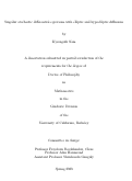 Cover page: Singular stochastic differential equations with elliptic and hypoelliptic diffusions