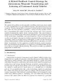 Cover page: A hybrid feedback control strategy for autonomous waypoint transitioning and loitering of unmanned aerial vehicles