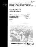 Cover page: Sensor-based demand controlled ventilation