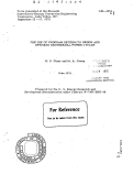 Cover page: THE USE OF PROGRAM GEOTHM TO DESIGN and OPTIMIZE GEOTHERMAL POWER CYCLES