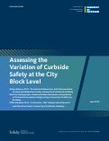Cover page of Assessing the Variation of Curbside Safety at the City Block Level