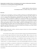 Cover page: Modernidad y Sacrificio: Crítica a los fundamentos de la idea de civilización de la filosofía de la historia y la economía política del siglo XVIII y XIX