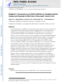 Cover page: Metabolic consequences of LDHA inhibition by epigallocatechin gallate and oxamate in MIA PaCa-2 pancreatic cancer cells