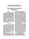 Cover page: Word Segmentation in Written Text: an Argument for a Multiple Subunit System