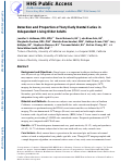 Cover page: Detection and proportion of very early dental caries in independent living older adults