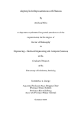 Cover page: Aligning Robot Representations with Humans