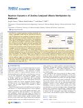 Cover page: Reaction dynamics of zeolite-catalyzed alkene methylation by methanol