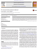 Cover page: Pre and post break parameter inference