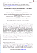 Cover page: Superhydrophobic drag reduction in high-speed towing tank