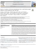 Cover page: Source impact modeling of spatiotemporal trends in PM2.5 oxidative potential across the eastern United States